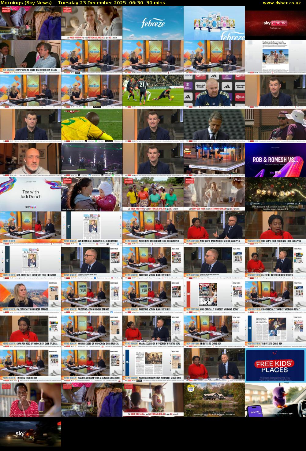 Mornings (Sky News) Tuesday 23 December 2025 06:30 - 07:00