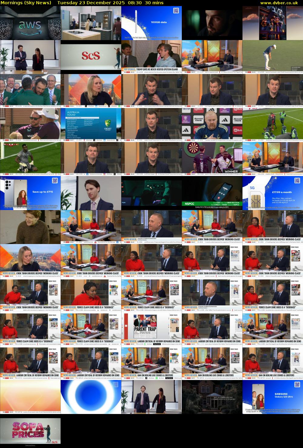 Mornings (Sky News) Tuesday 23 December 2025 08:30 - 09:00