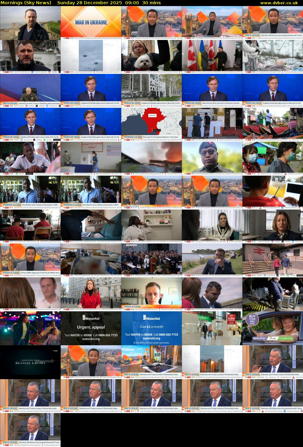 Mornings (Sky News) Sunday 28 December 2025 09:00 - 09:30