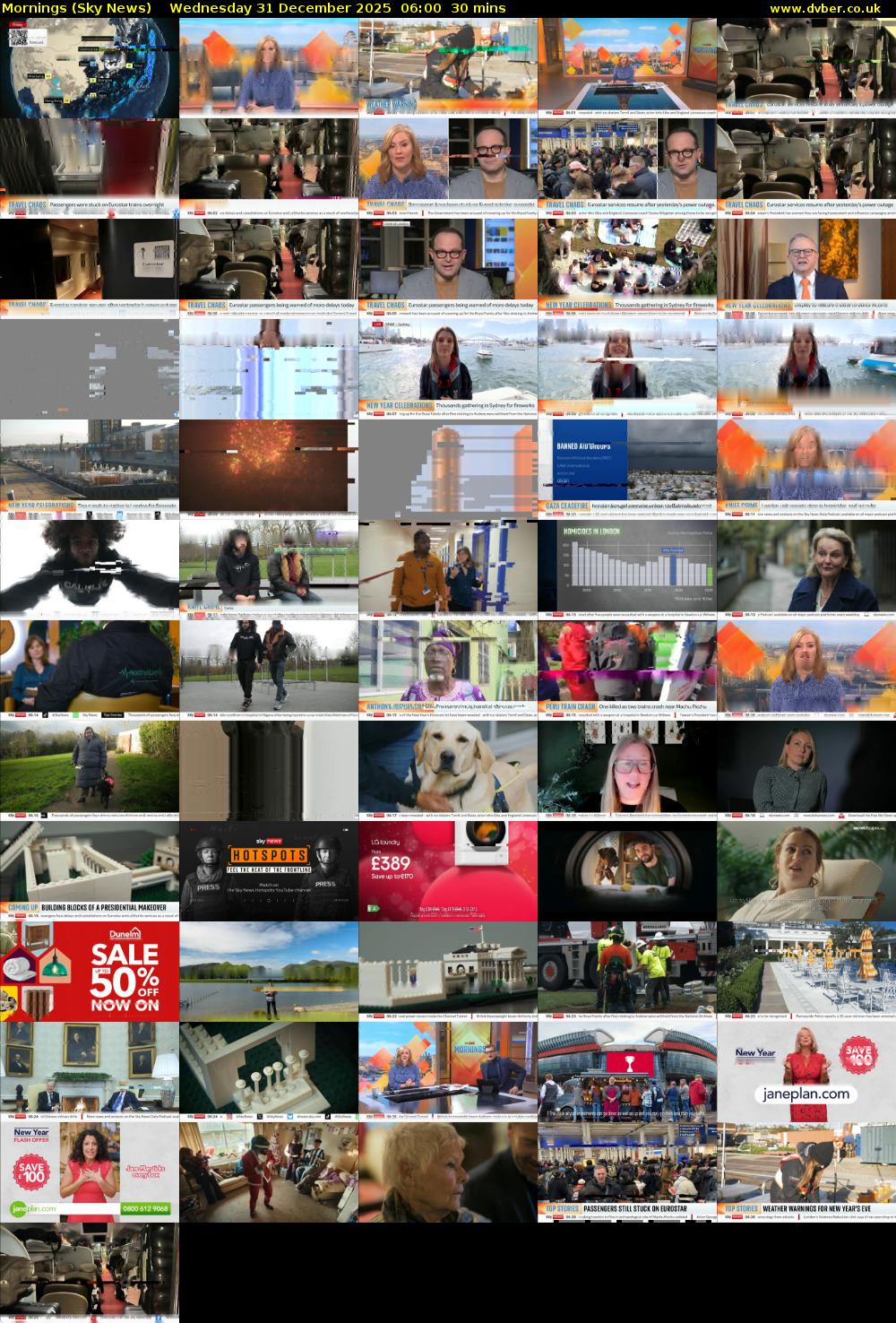 Mornings (Sky News) Wednesday 31 December 2025 06:00 - 06:30