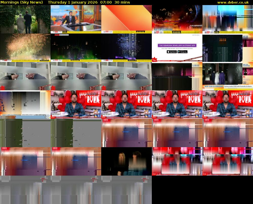 Mornings (Sky News) Thursday 1 January 2026 07:00 - 07:30