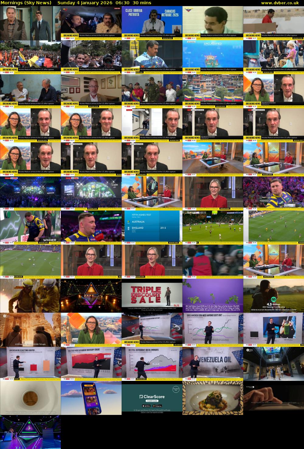 Mornings (Sky News) Sunday 4 January 2026 06:30 - 07:00