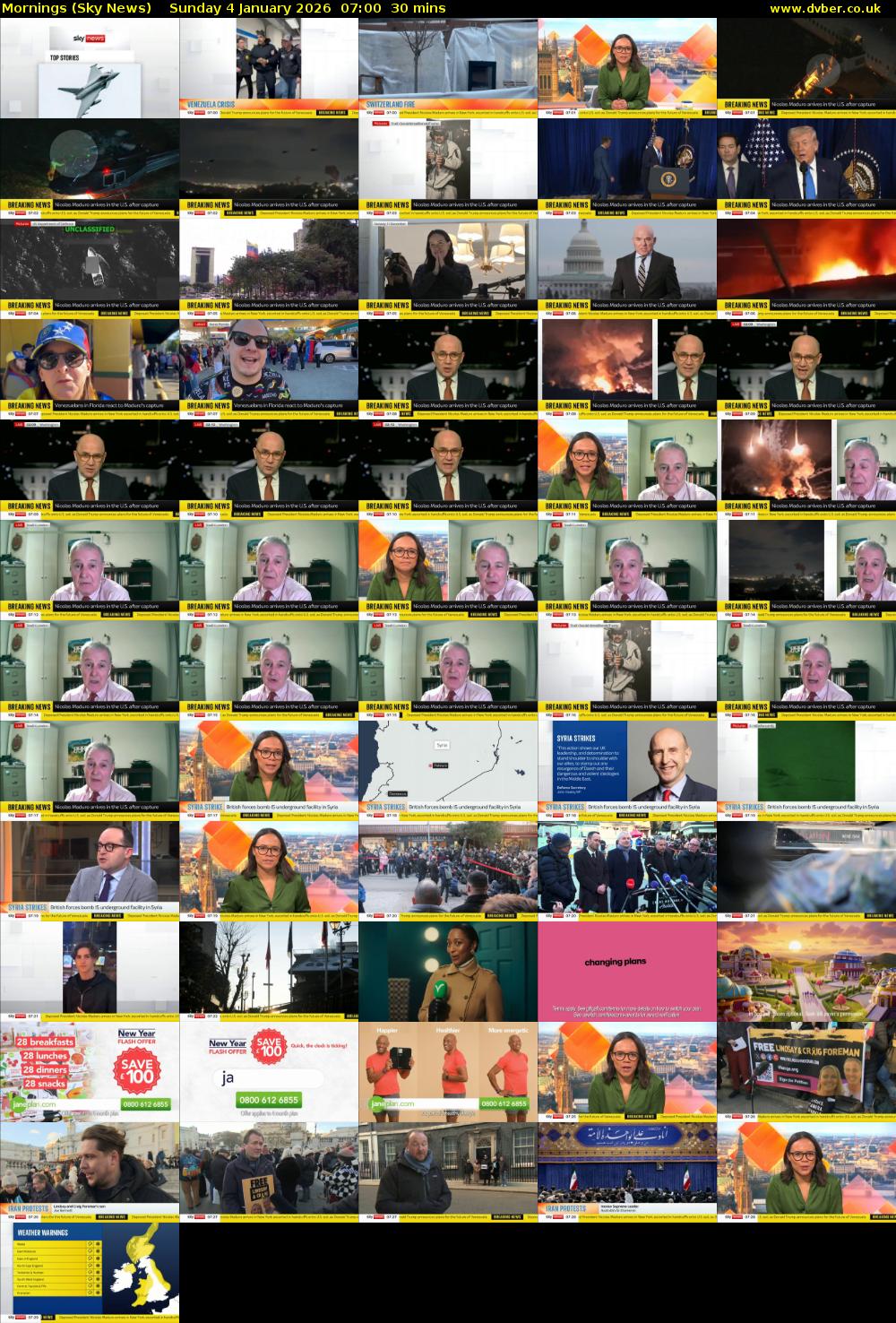 Mornings (Sky News) Sunday 4 January 2026 07:00 - 07:30