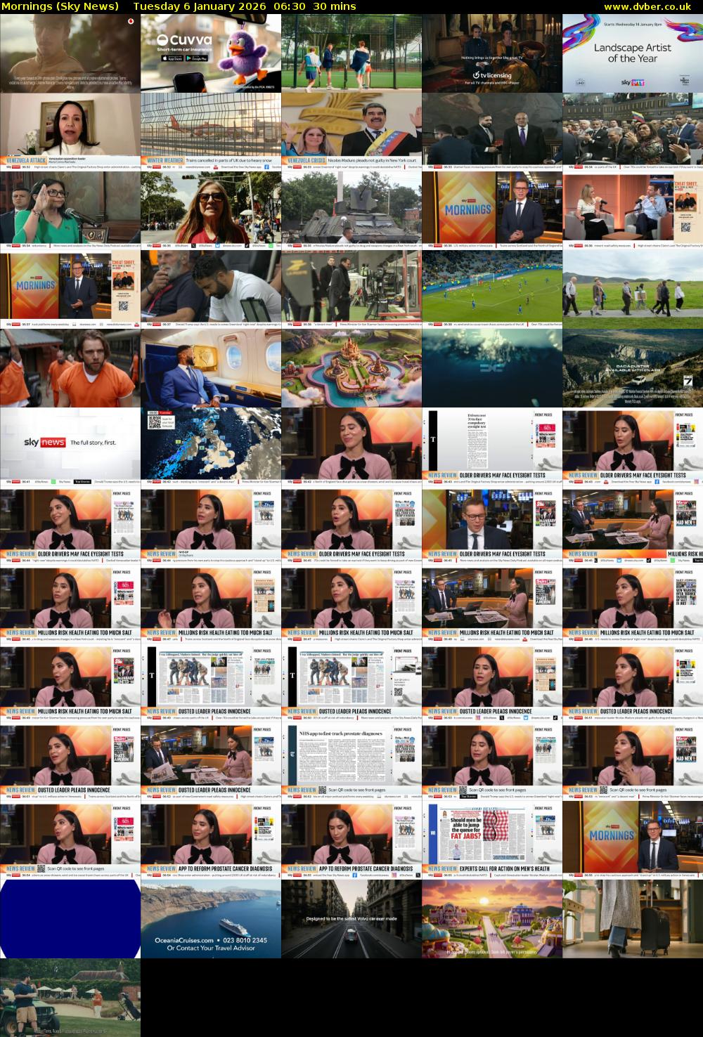 Mornings (Sky News) Tuesday 6 January 2026 06:30 - 07:00