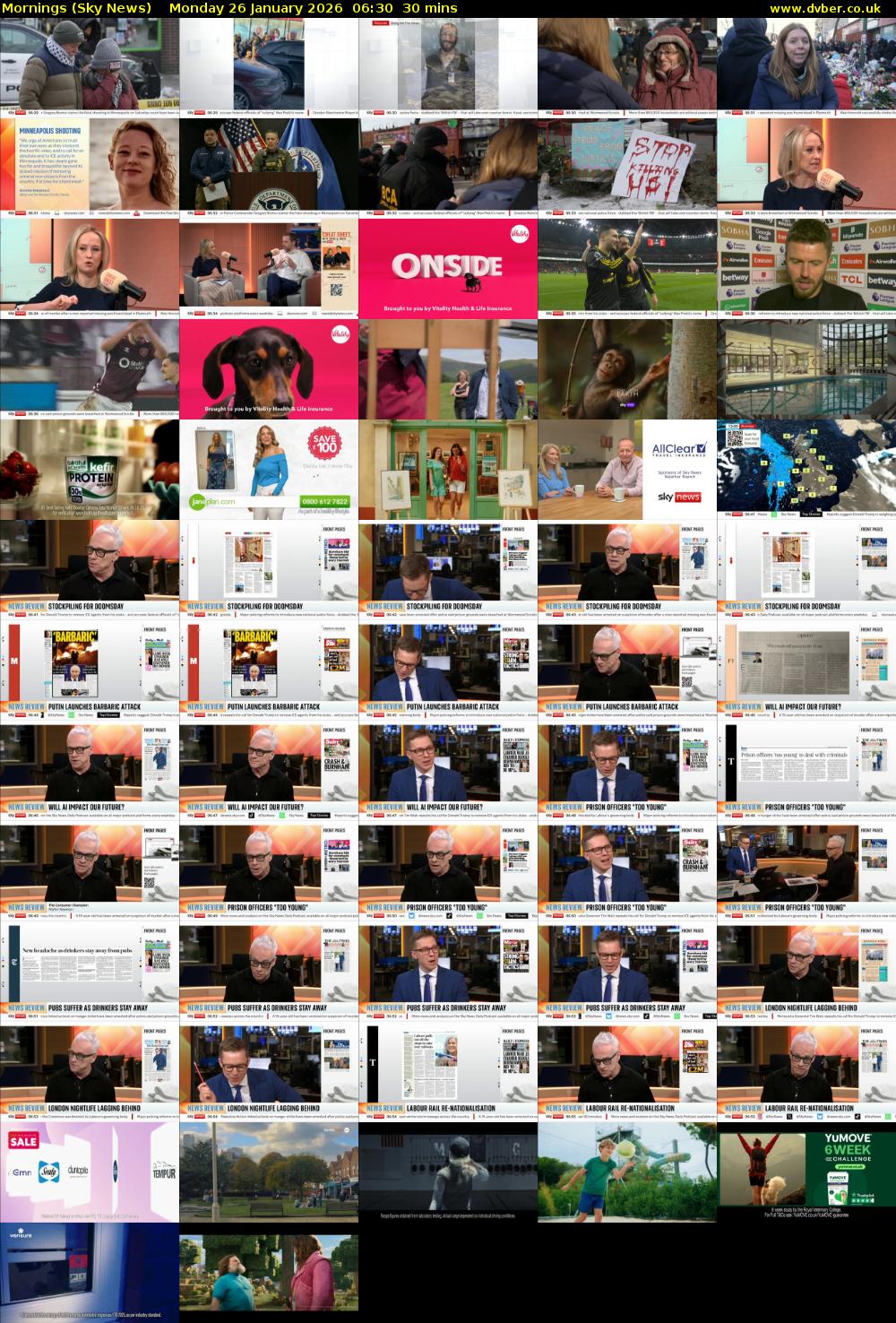 Mornings (Sky News) Monday 26 January 2026 06:30 - 07:00