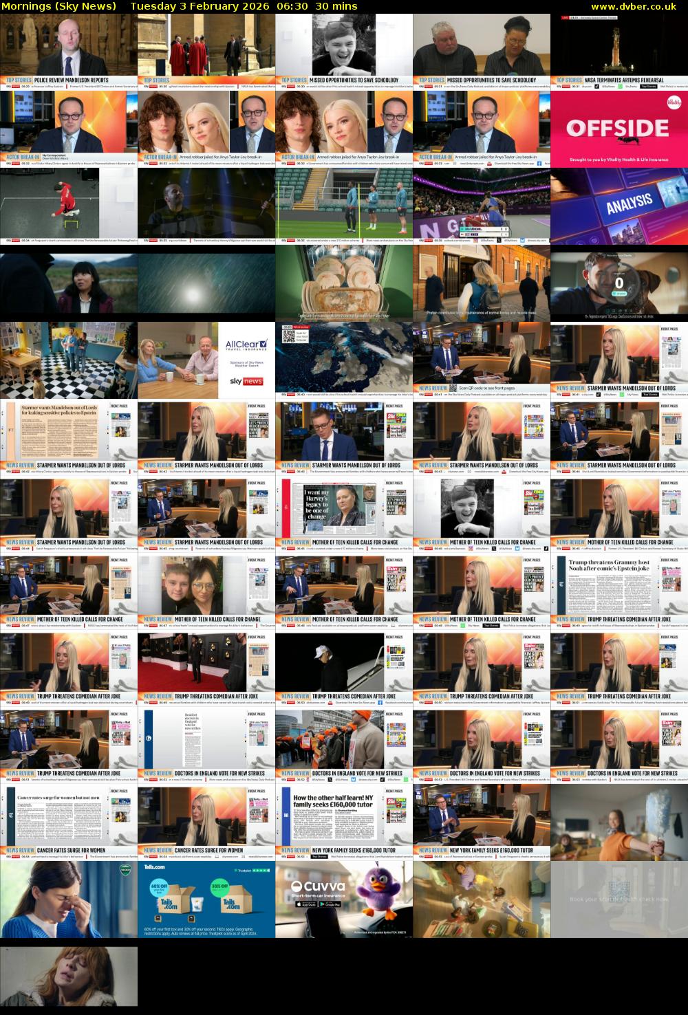 Mornings (Sky News) Tuesday 3 February 2026 06:30 - 07:00