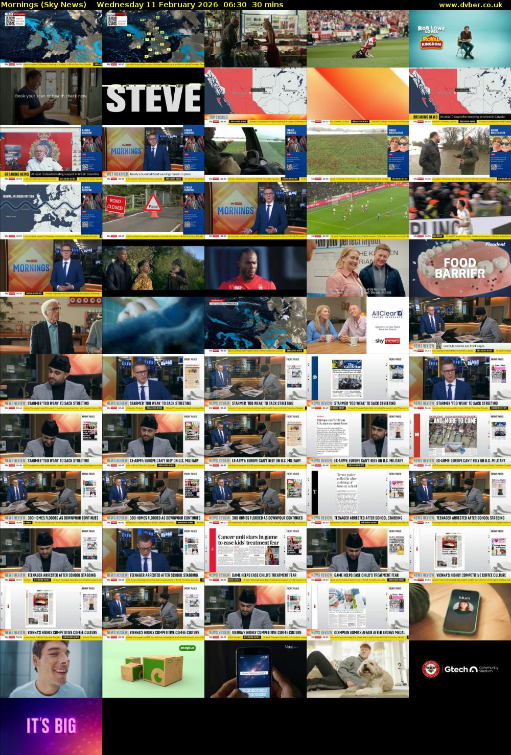 Mornings (Sky News) Wednesday 11 February 2026 06:30 - 07:00