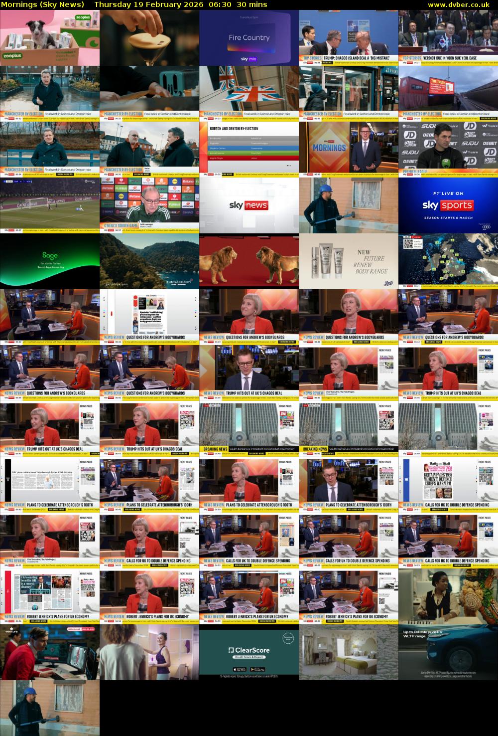 Mornings (Sky News) Thursday 19 February 2026 06:30 - 07:00