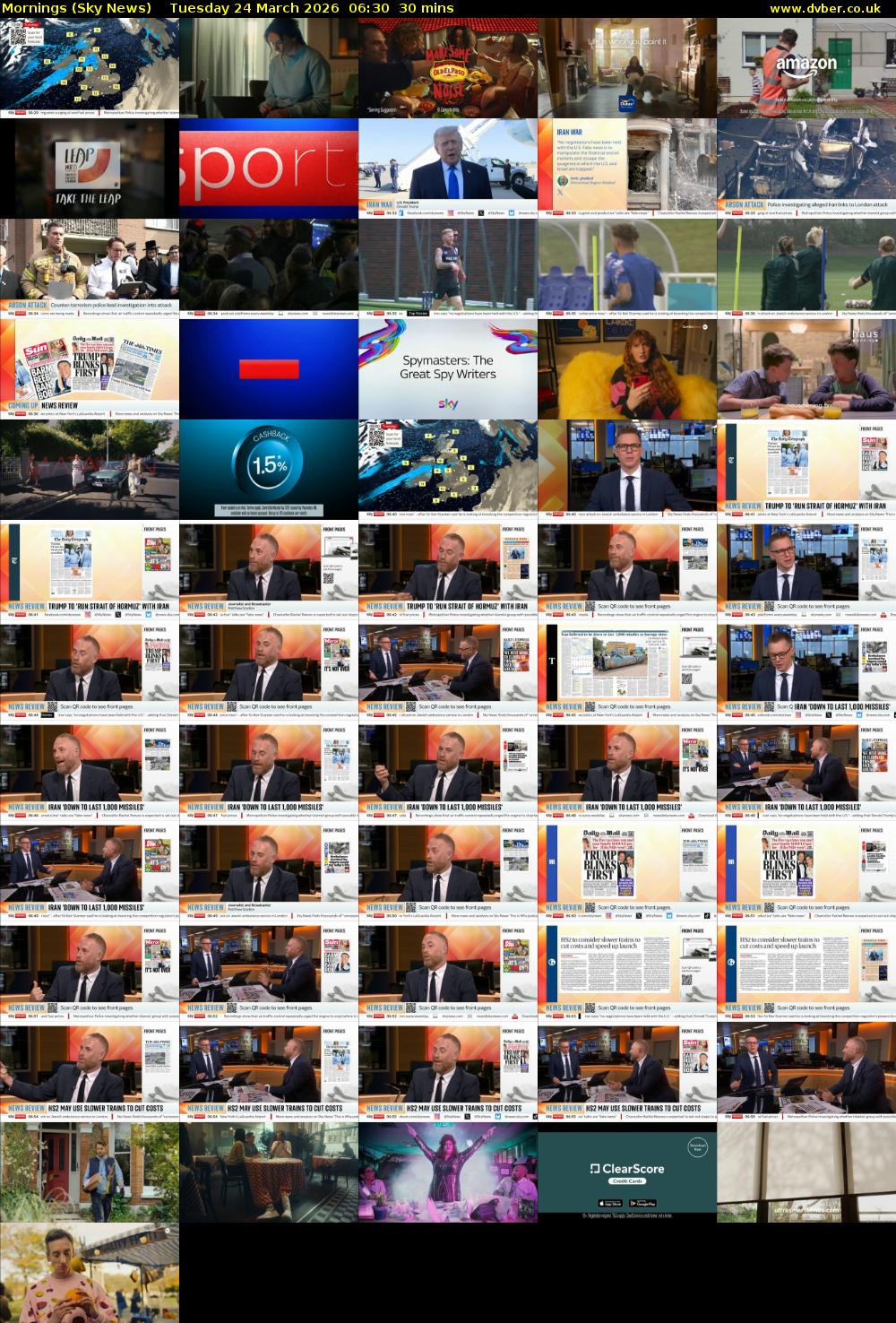 Mornings (Sky News) Tuesday 24 March 2026 06:30 - 07:00