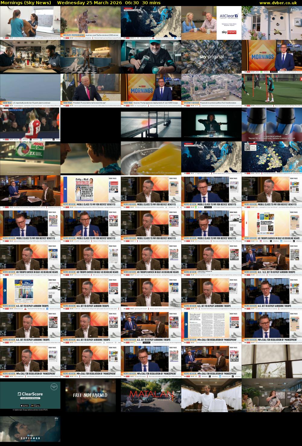 Mornings (Sky News) Wednesday 25 March 2026 06:30 - 07:00