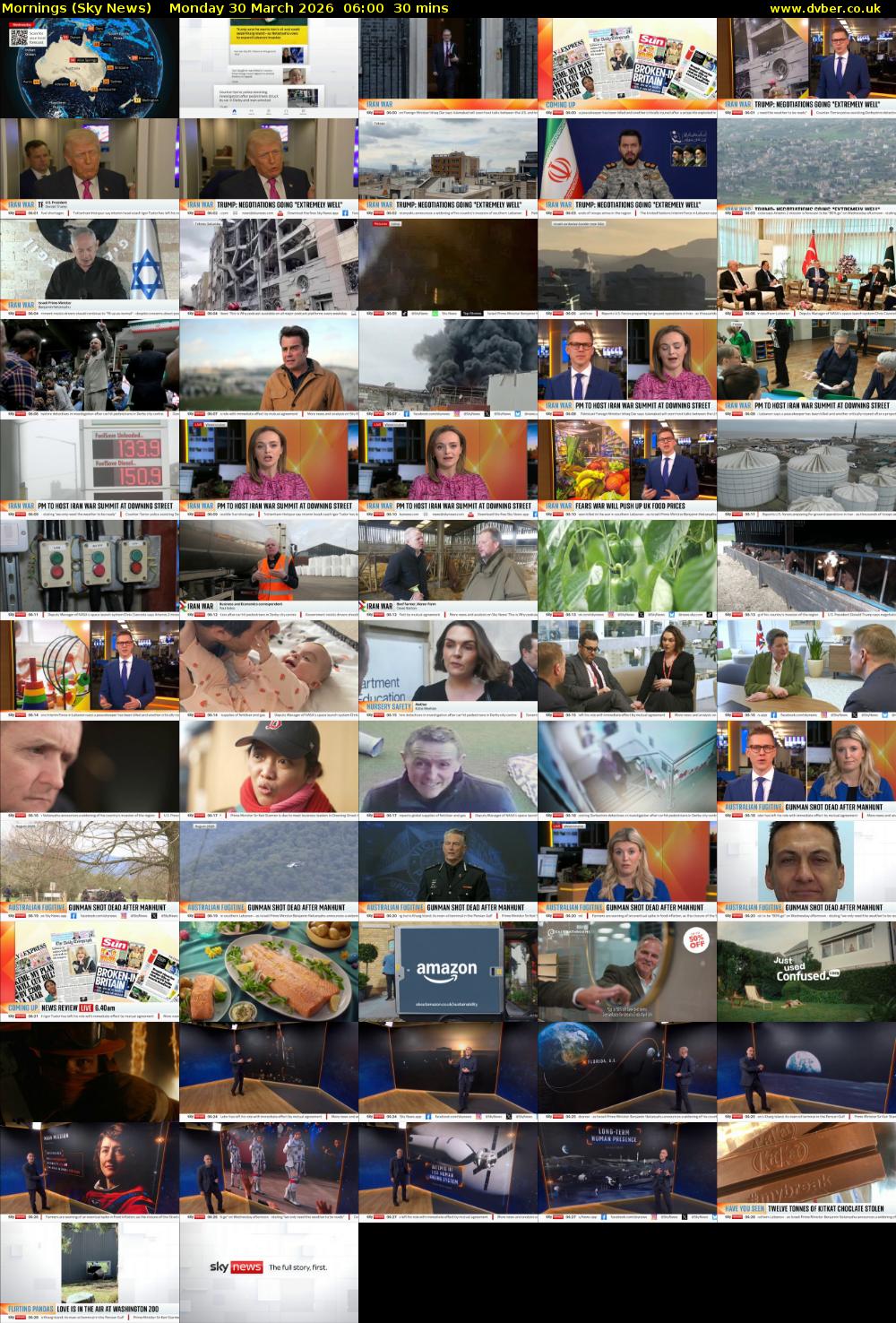 Mornings (Sky News) Monday 30 March 2026 06:00 - 06:30