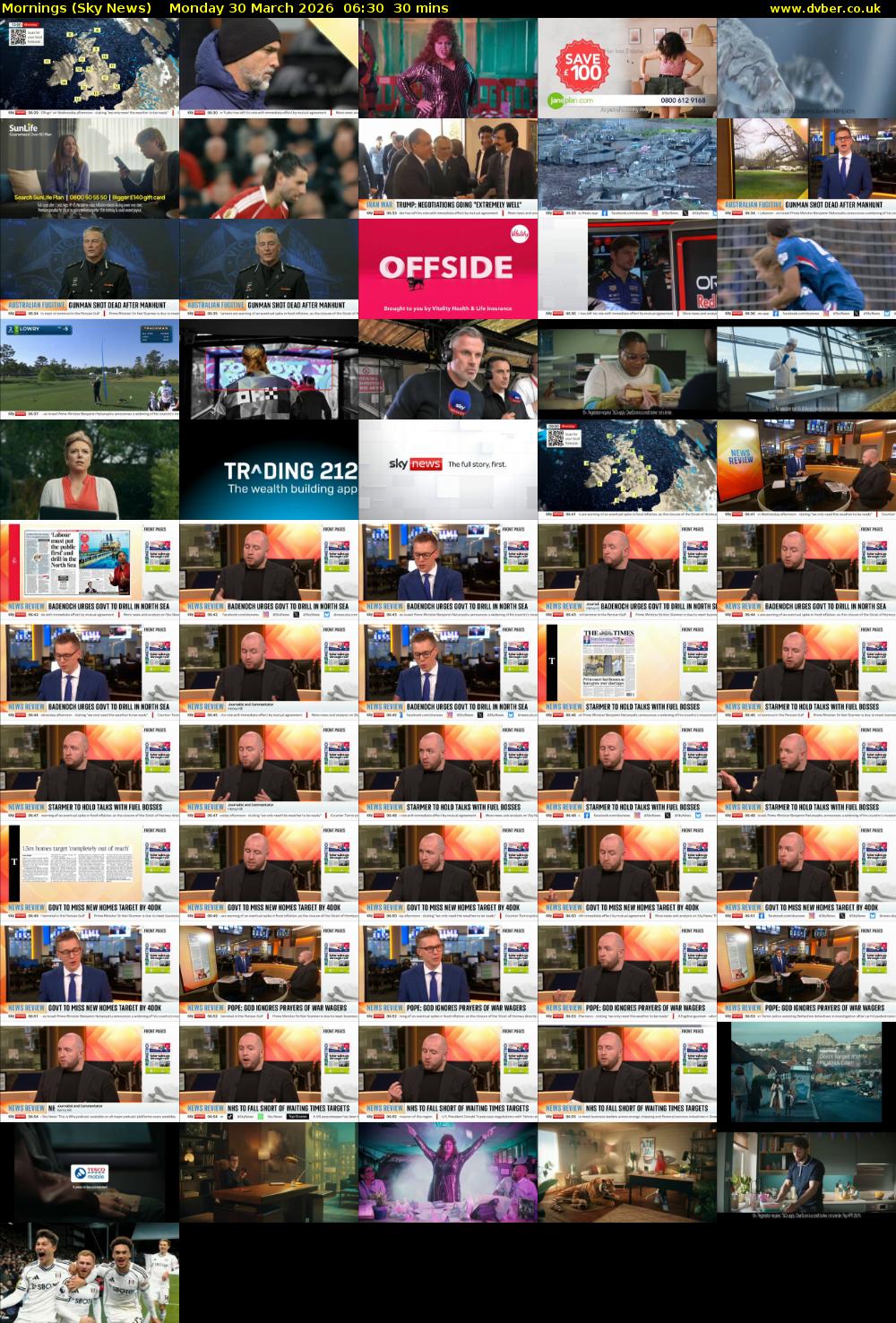 Mornings (Sky News) Monday 30 March 2026 06:30 - 07:00