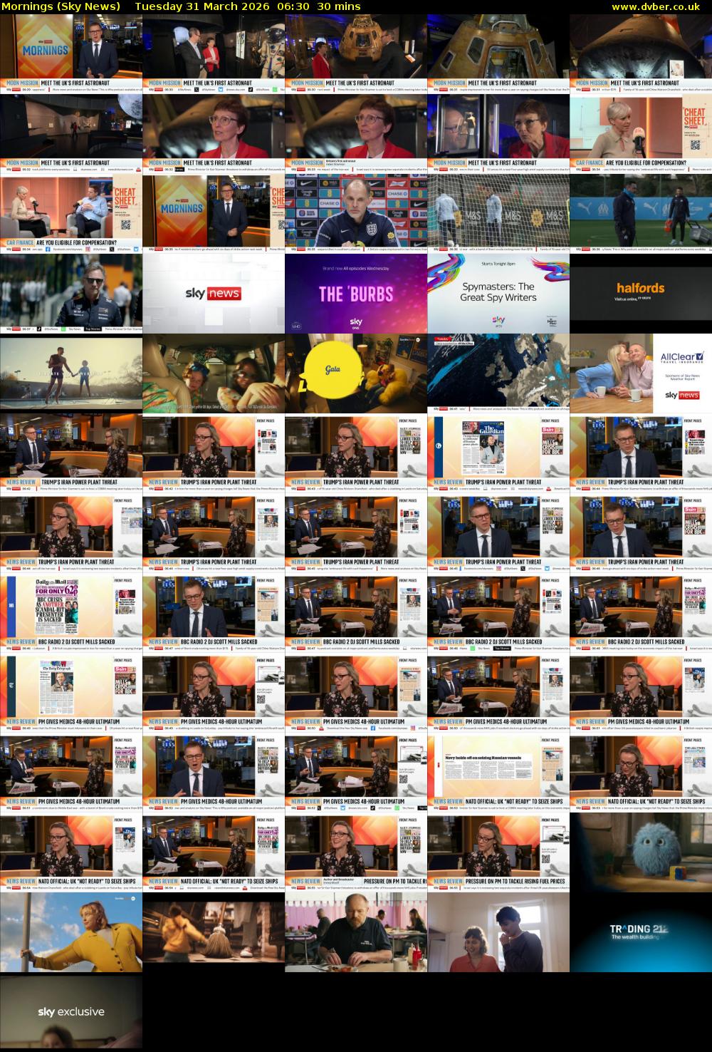 Mornings (Sky News) Tuesday 31 March 2026 06:30 - 07:00