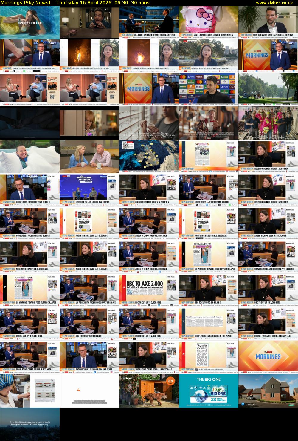 Mornings (Sky News) Thursday 16 April 2026 06:30 - 07:00