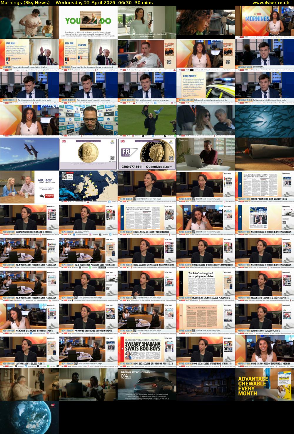 Mornings (Sky News) Wednesday 22 April 2026 06:30 - 07:00