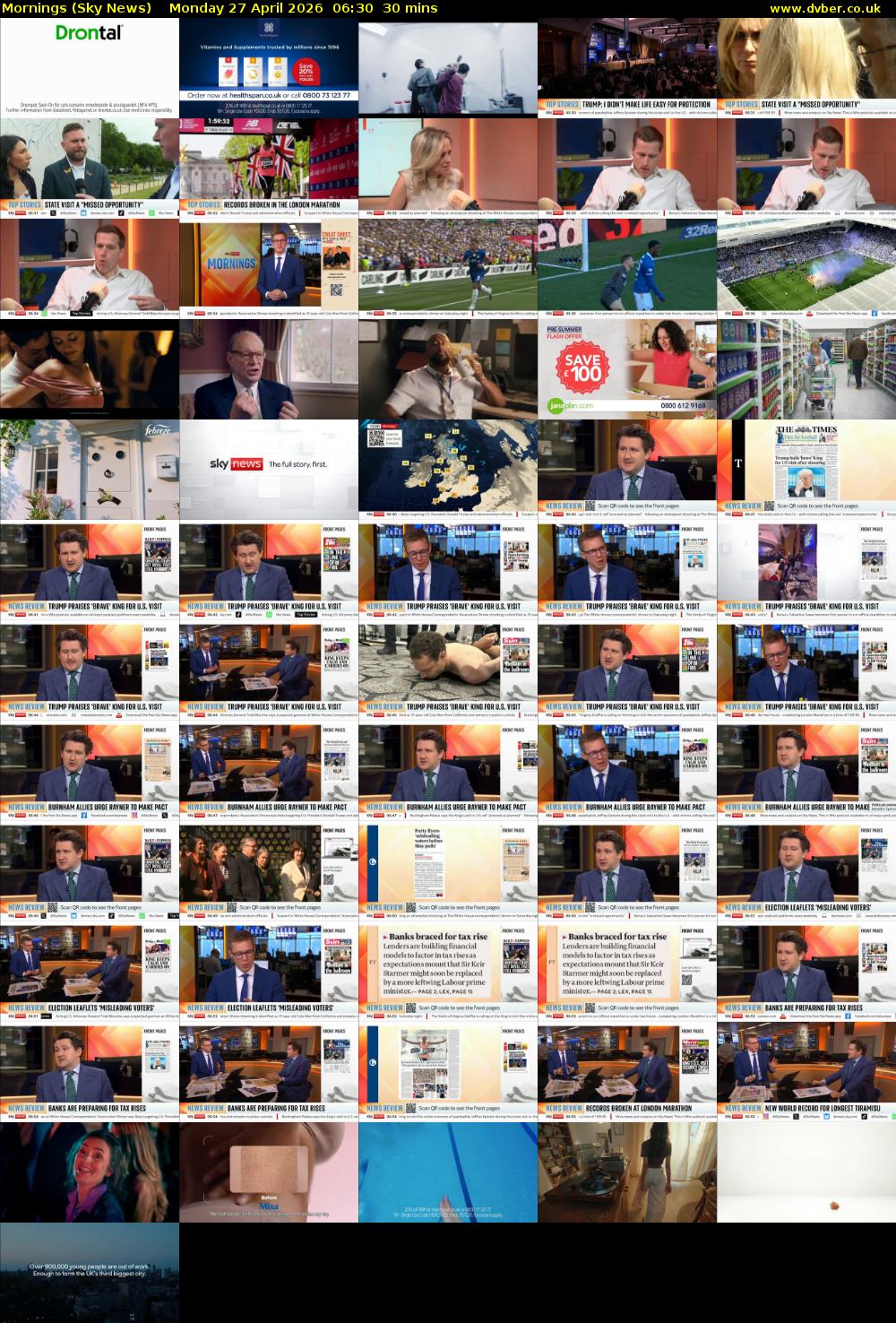 Mornings (Sky News) Monday 27 April 2026 06:30 - 07:00