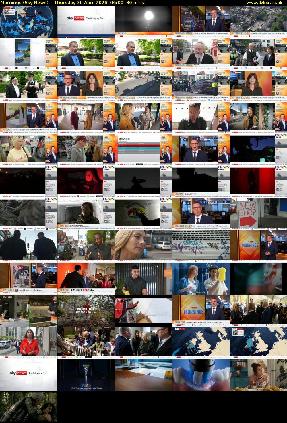 Mornings (Sky News) Thursday 30 April 2026 06:00 - 06:30