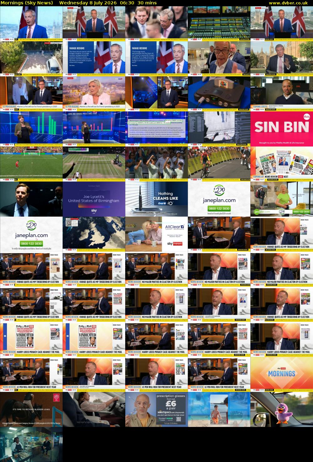 Mornings (Sky News) Wednesday 8 July 2026 06:30 - 07:00