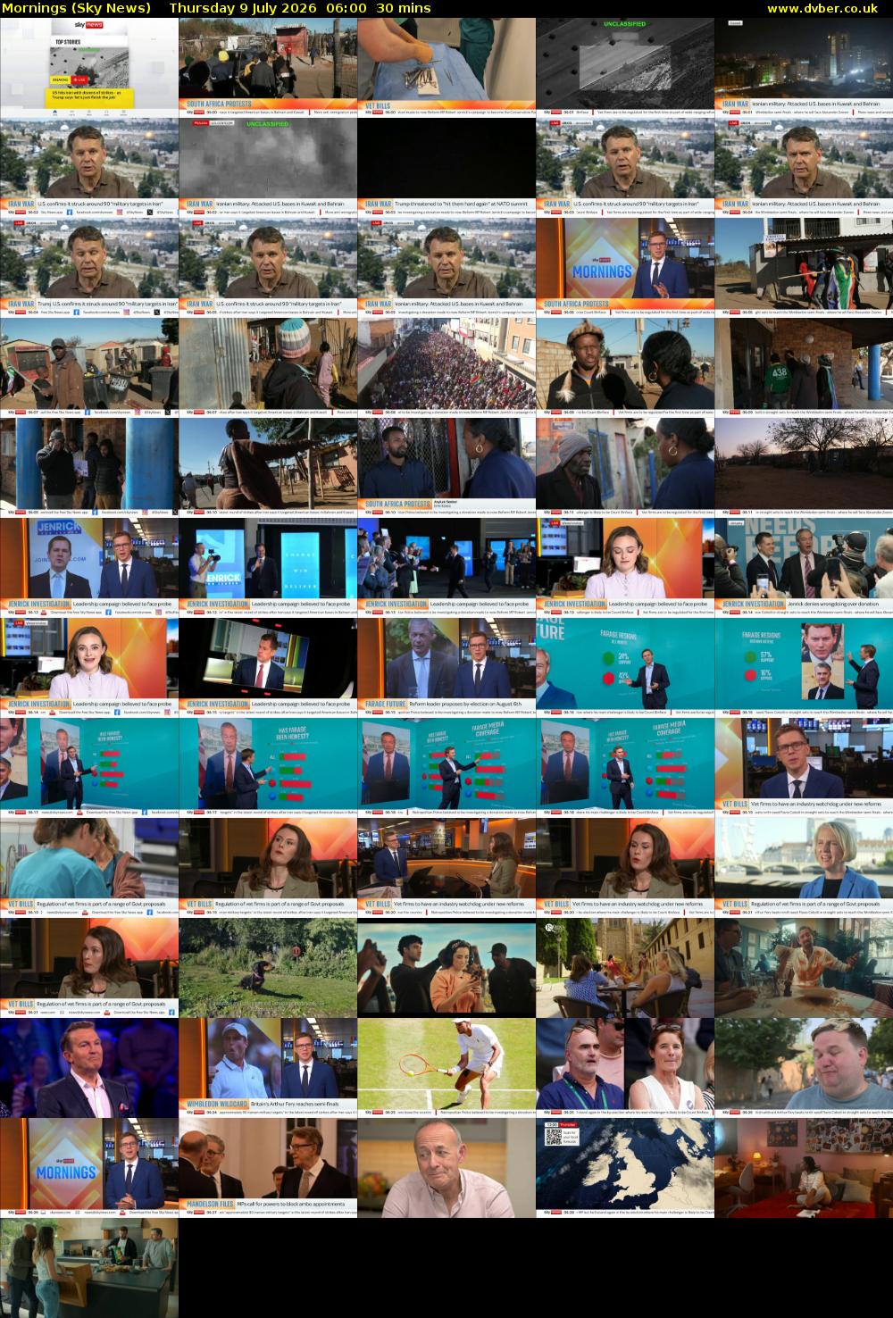 Mornings (Sky News) Thursday 9 July 2026 06:00 - 06:30