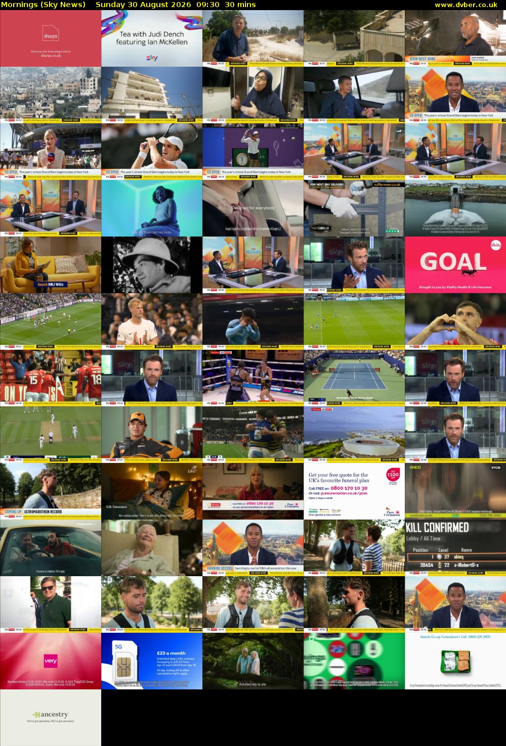 Mornings (Sky News) Sunday 30 August 2026 09:30 - 10:00
