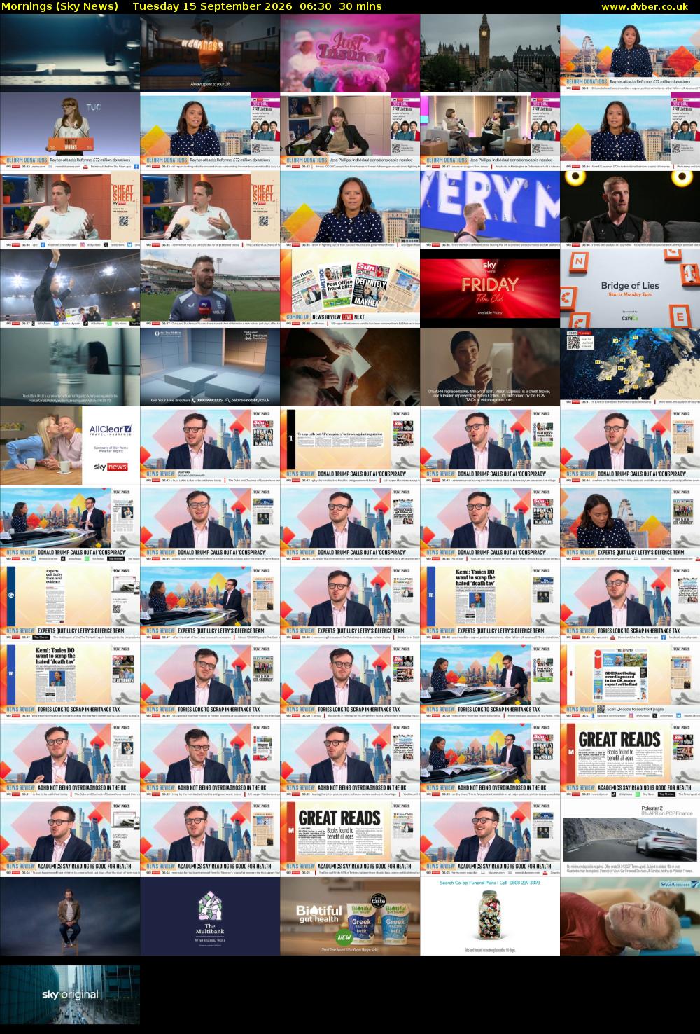 Mornings (Sky News) Tuesday 15 September 2026 06:30 - 07:00