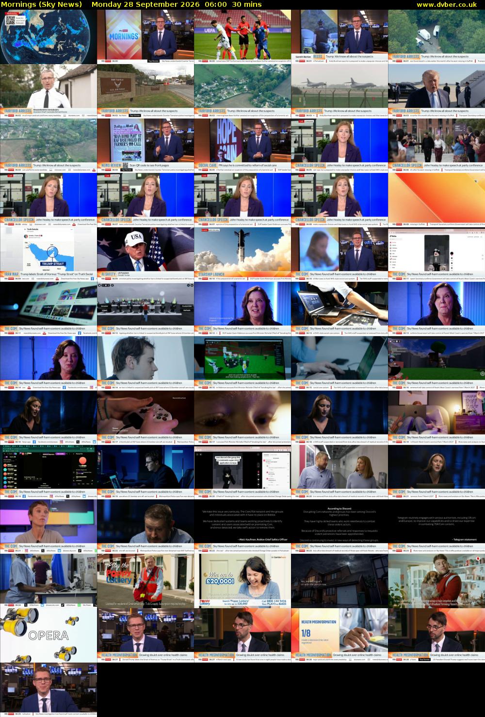 Mornings (Sky News) Monday 28 September 2026 06:00 - 06:30