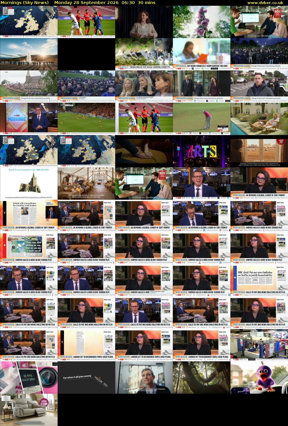 Mornings (Sky News) Monday 28 September 2026 06:30 - 07:00