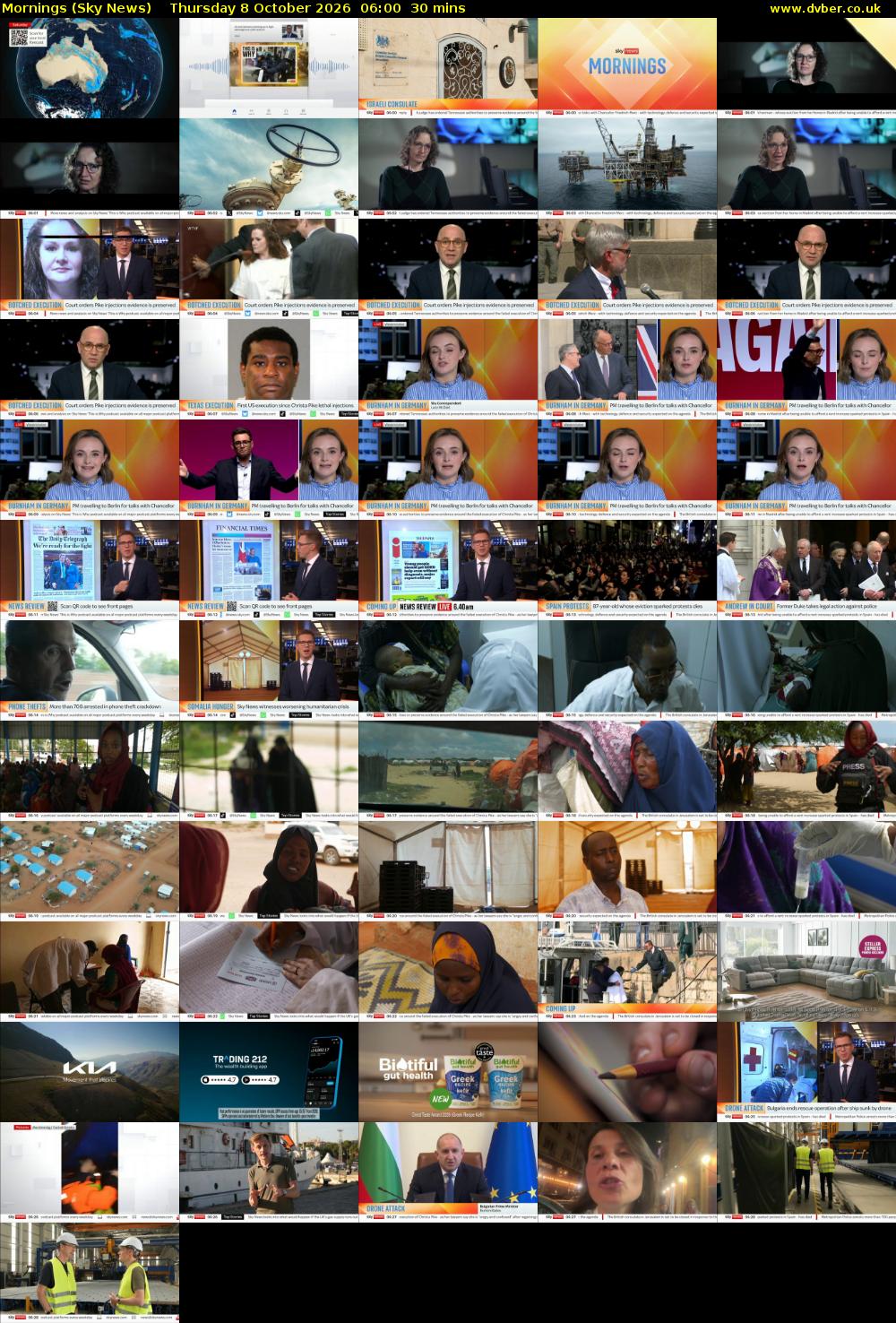 Mornings (Sky News) Thursday 8 October 2026 06:00 - 06:30