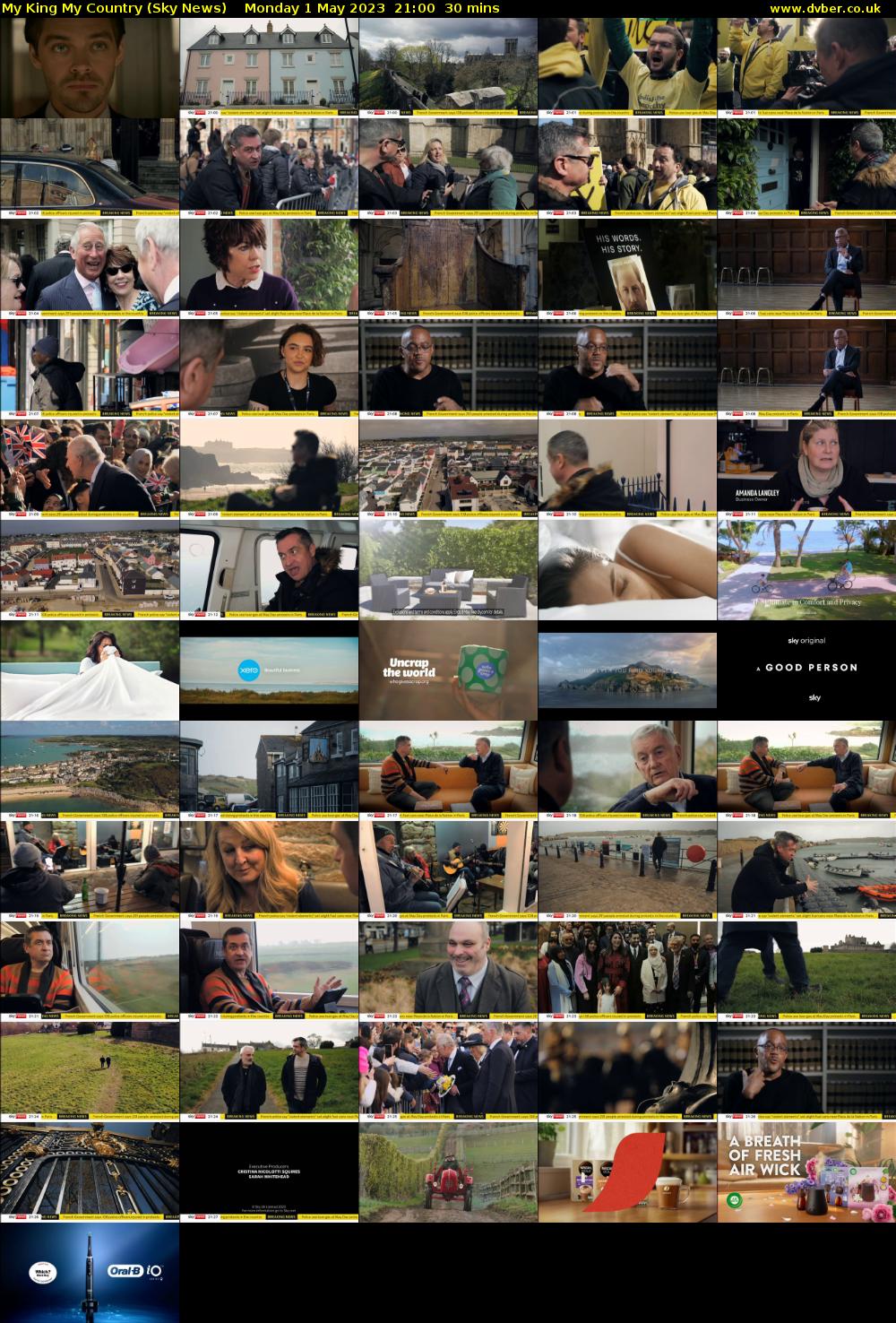 My King My Country (Sky News) Monday 1 May 2023 21:00 - 21:30