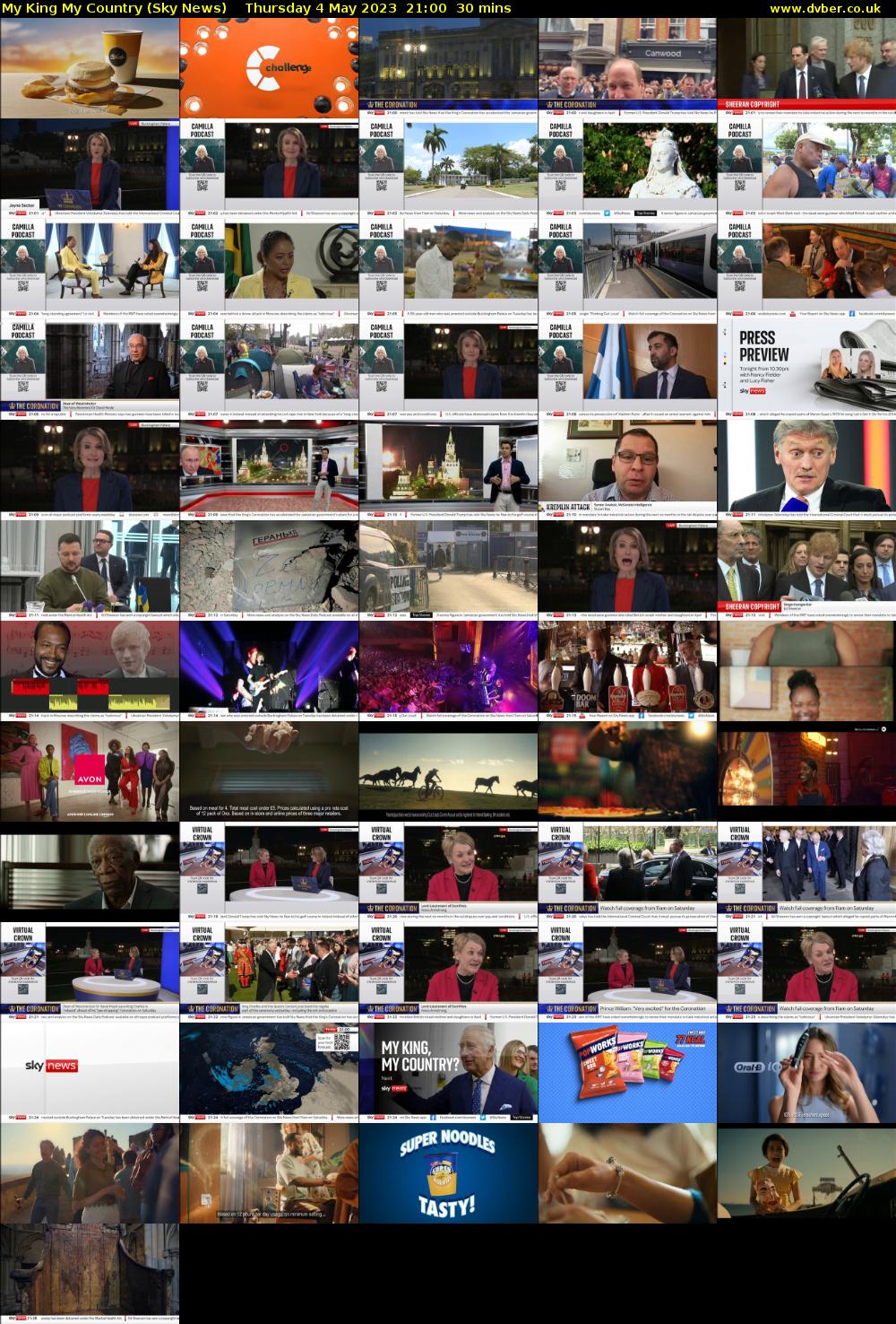 My King My Country (Sky News) Thursday 4 May 2023 21:00 - 21:30