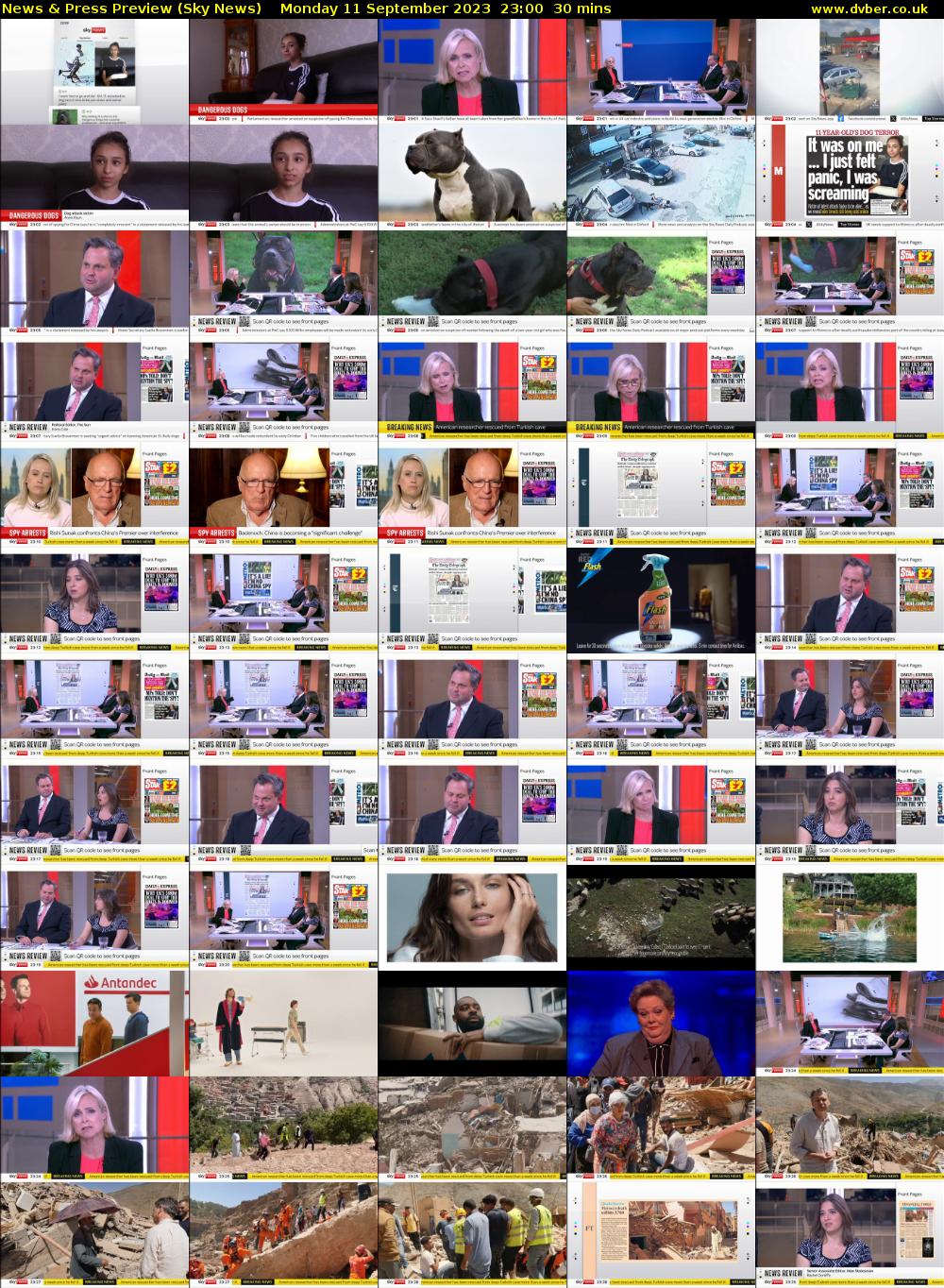 News & Press Preview (Sky News) Monday 11 September 2023 23:00 - 23:30