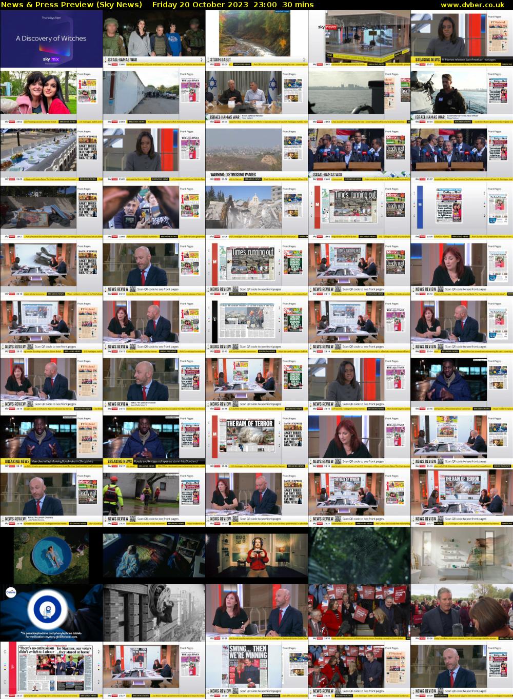 News & Press Preview (Sky News) Friday 20 October 2023 23:00 - 23:30