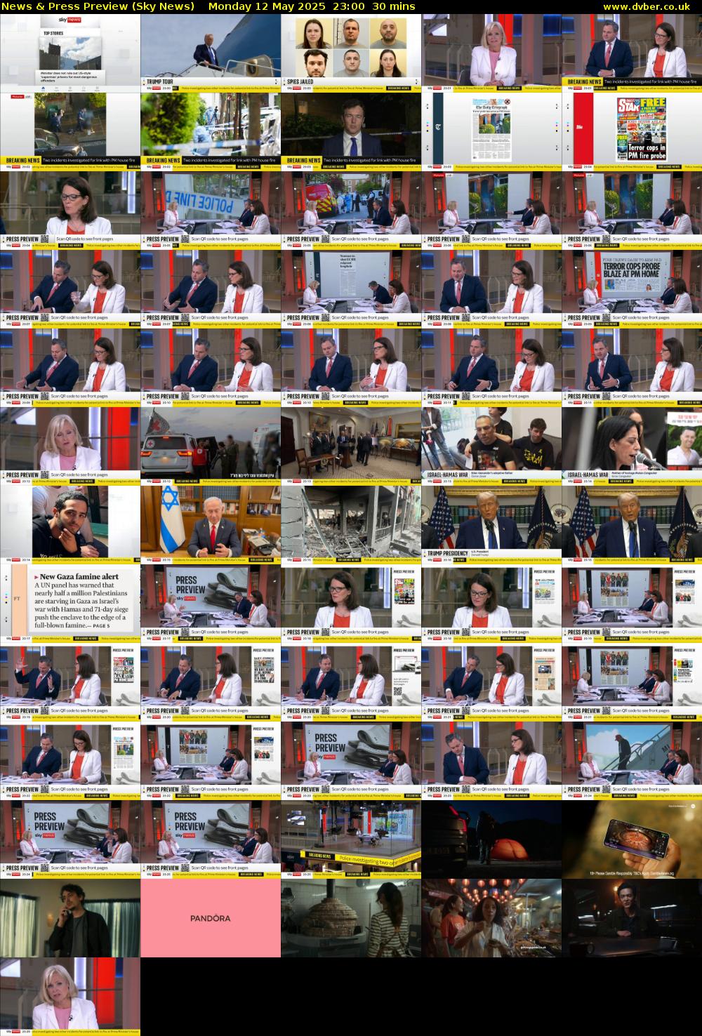 News & Press Preview (Sky News) Monday 12 May 2025 23:00 - 23:30