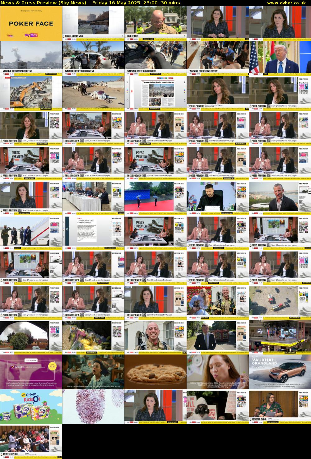 News & Press Preview (Sky News) Friday 16 May 2025 23:00 - 23:30