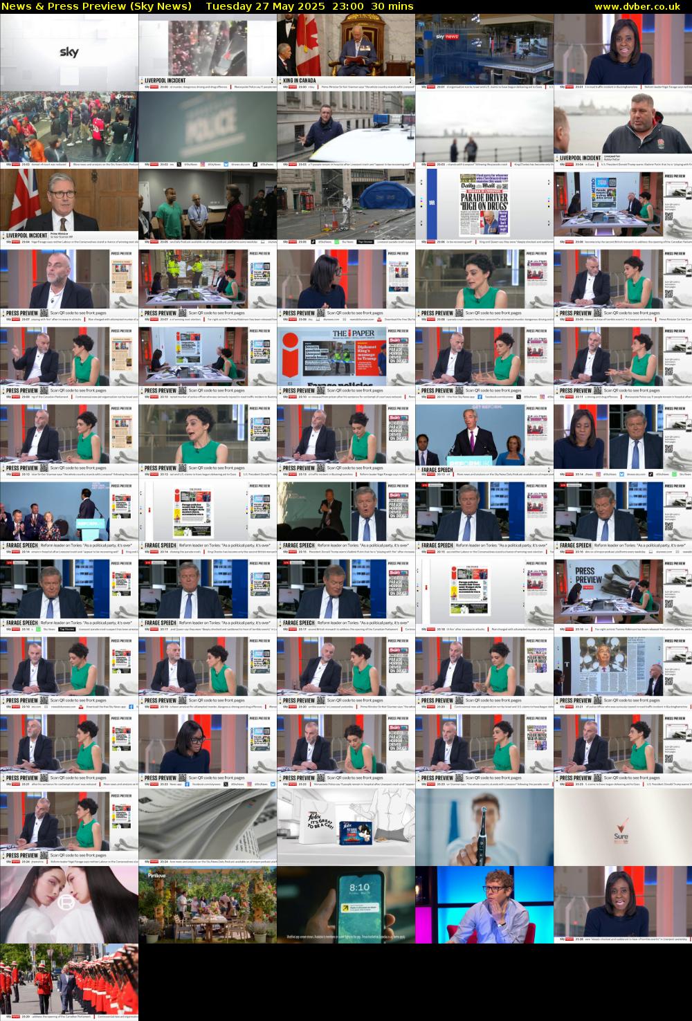 News & Press Preview (Sky News) Tuesday 27 May 2025 23:00 - 23:30