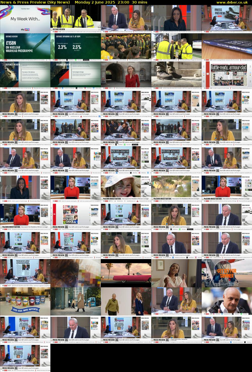 News & Press Preview (Sky News) Monday 2 June 2025 23:00 - 23:30