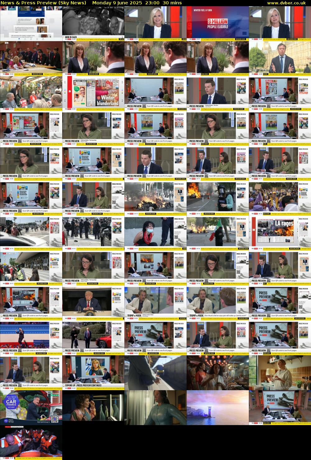 News & Press Preview (Sky News) Monday 9 June 2025 23:00 - 23:30
