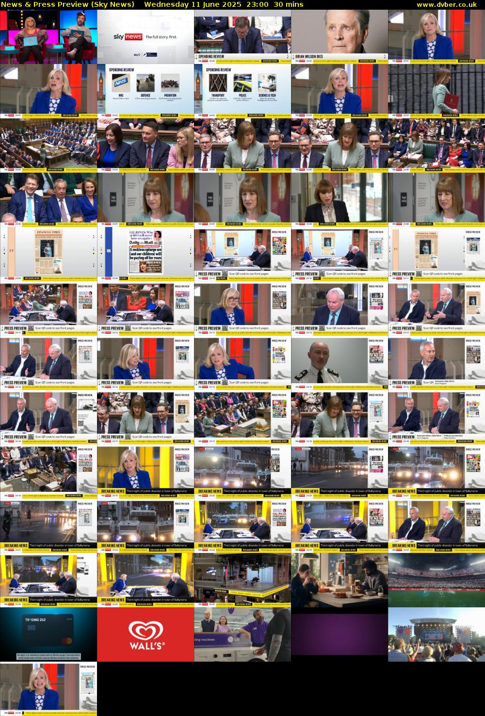 News & Press Preview (Sky News) Wednesday 11 June 2025 23:00 - 23:30
