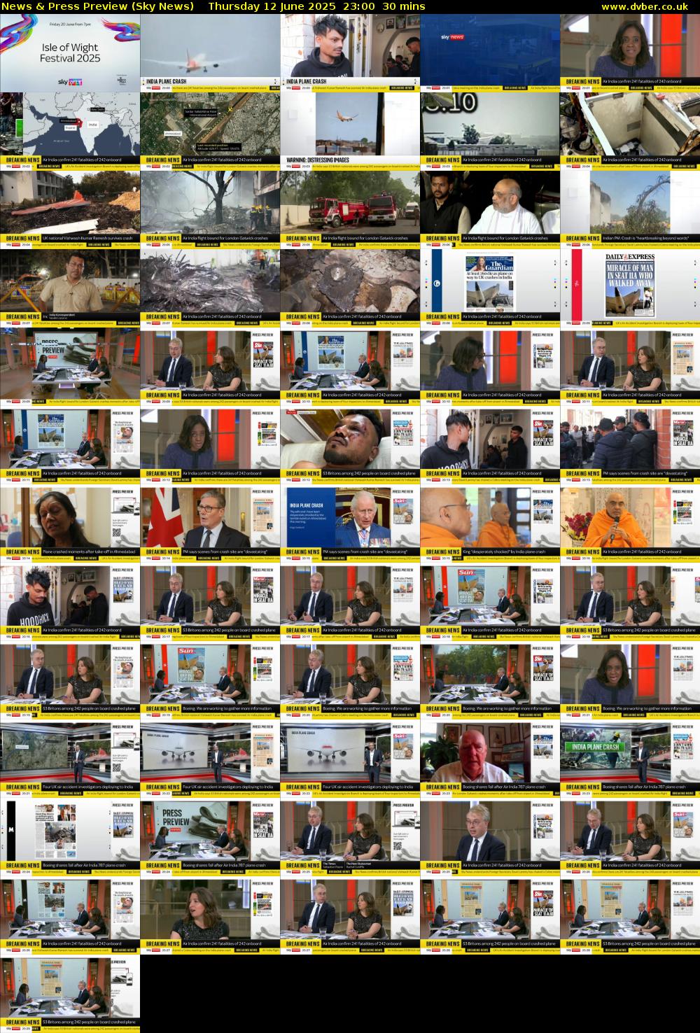 News & Press Preview (Sky News) Thursday 12 June 2025 23:00 - 23:30
