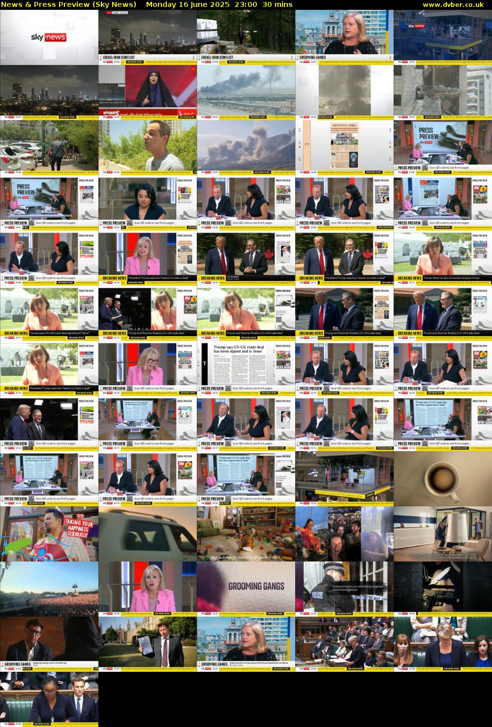 News & Press Preview (Sky News) Monday 16 June 2025 23:00 - 23:30