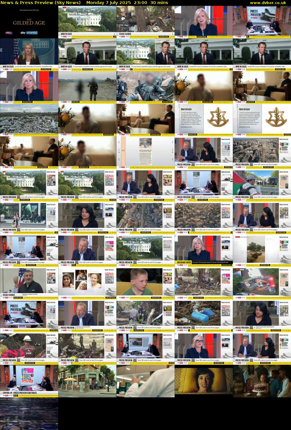 News & Press Preview (Sky News) Monday 7 July 2025 23:00 - 23:30