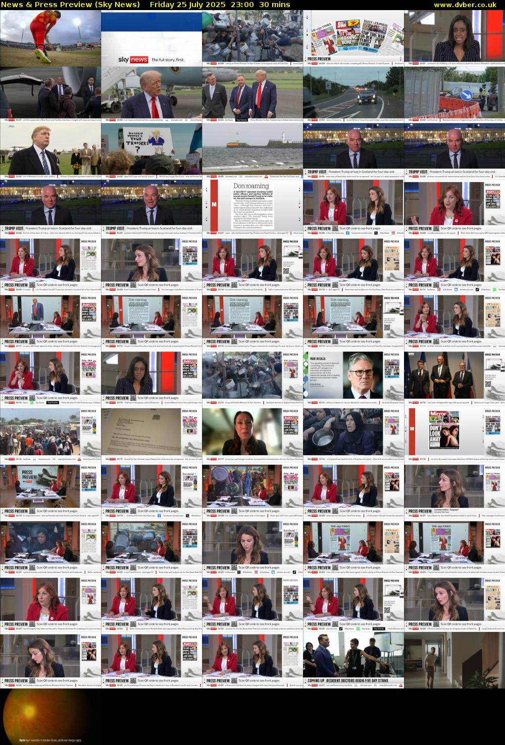 News & Press Preview (Sky News) Friday 25 July 2025 23:00 - 23:30