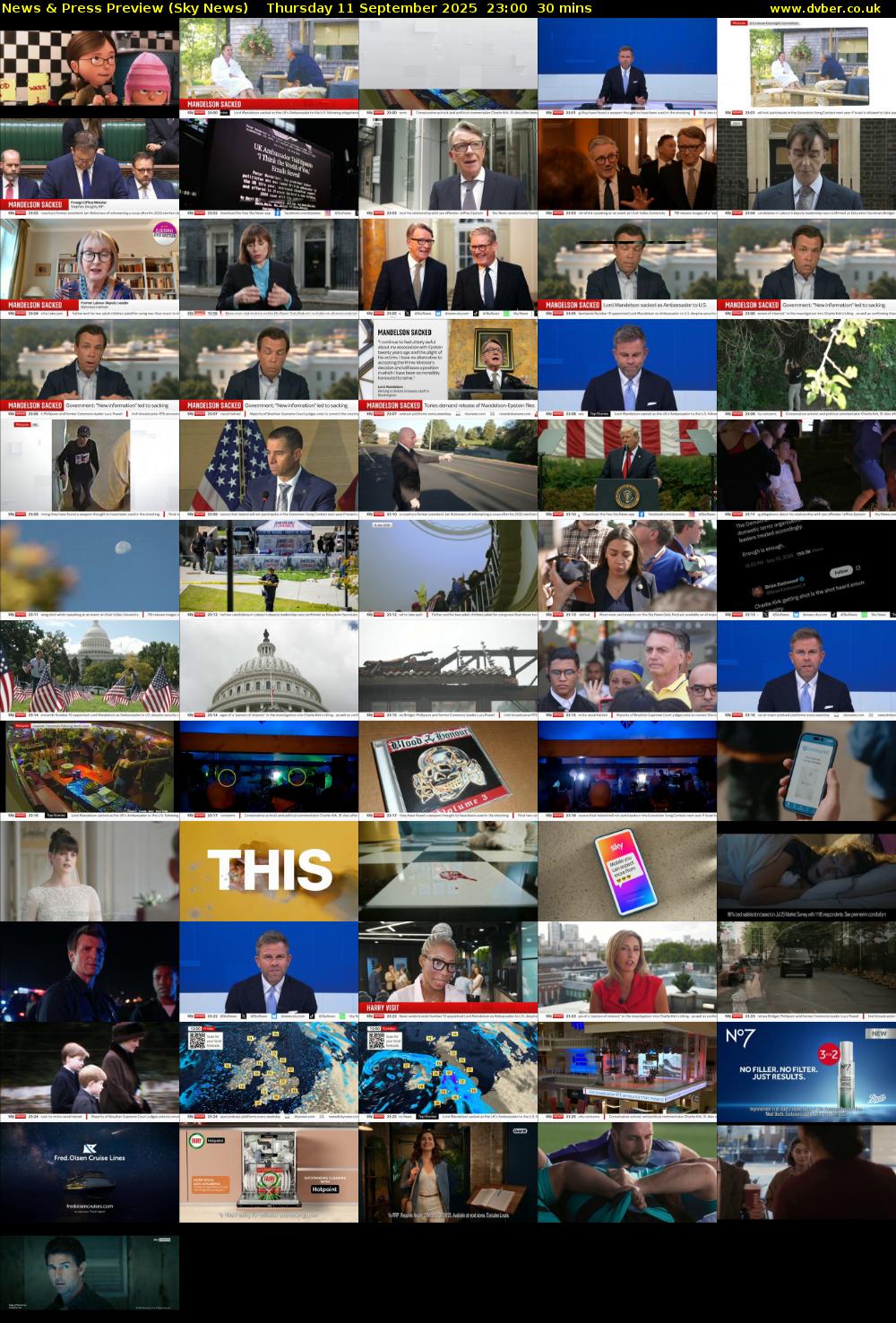 News & Press Preview (Sky News) Thursday 11 September 2025 23:00 - 23:30