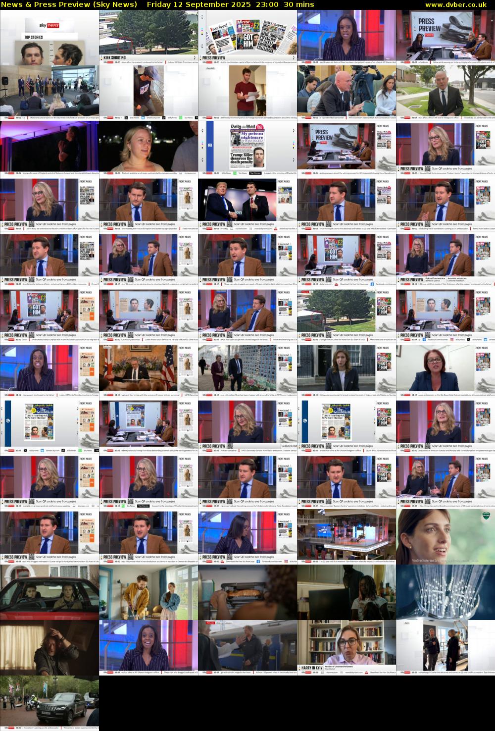 News & Press Preview (Sky News) Friday 12 September 2025 23:00 - 23:30