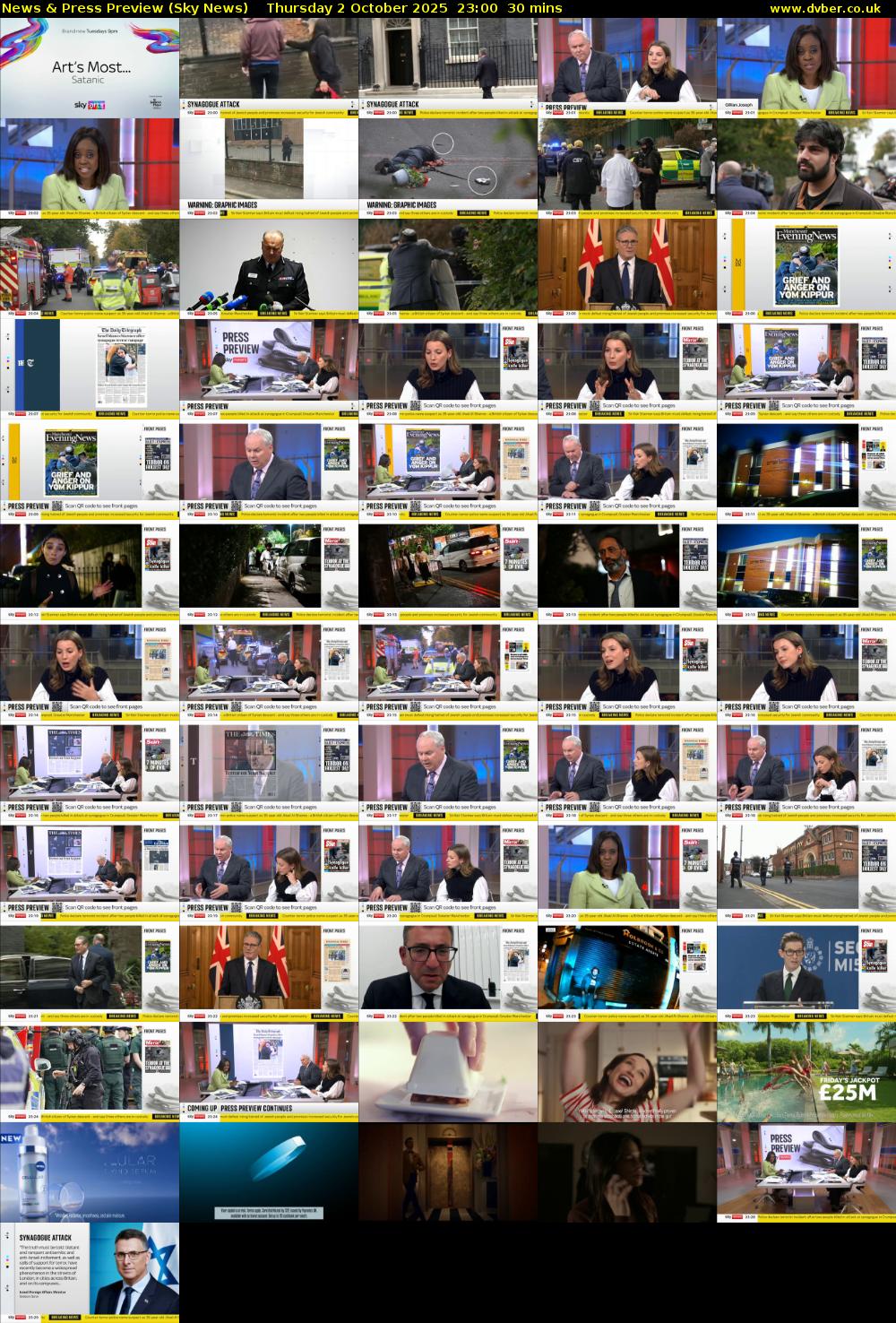 News & Press Preview (Sky News) Thursday 2 October 2025 23:00 - 23:30