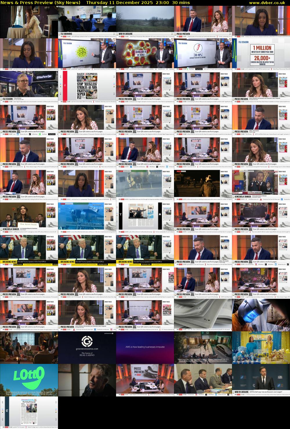 News & Press Preview (Sky News) Thursday 11 December 2025 23:00 - 23:30