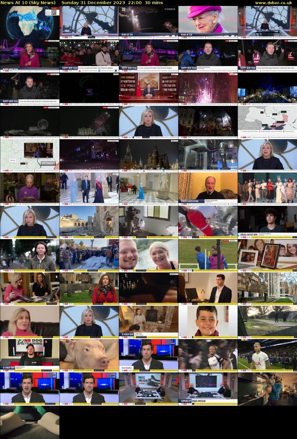 News At 10 (Sky News) Sunday 31 December 2023 22:00 - 22:30