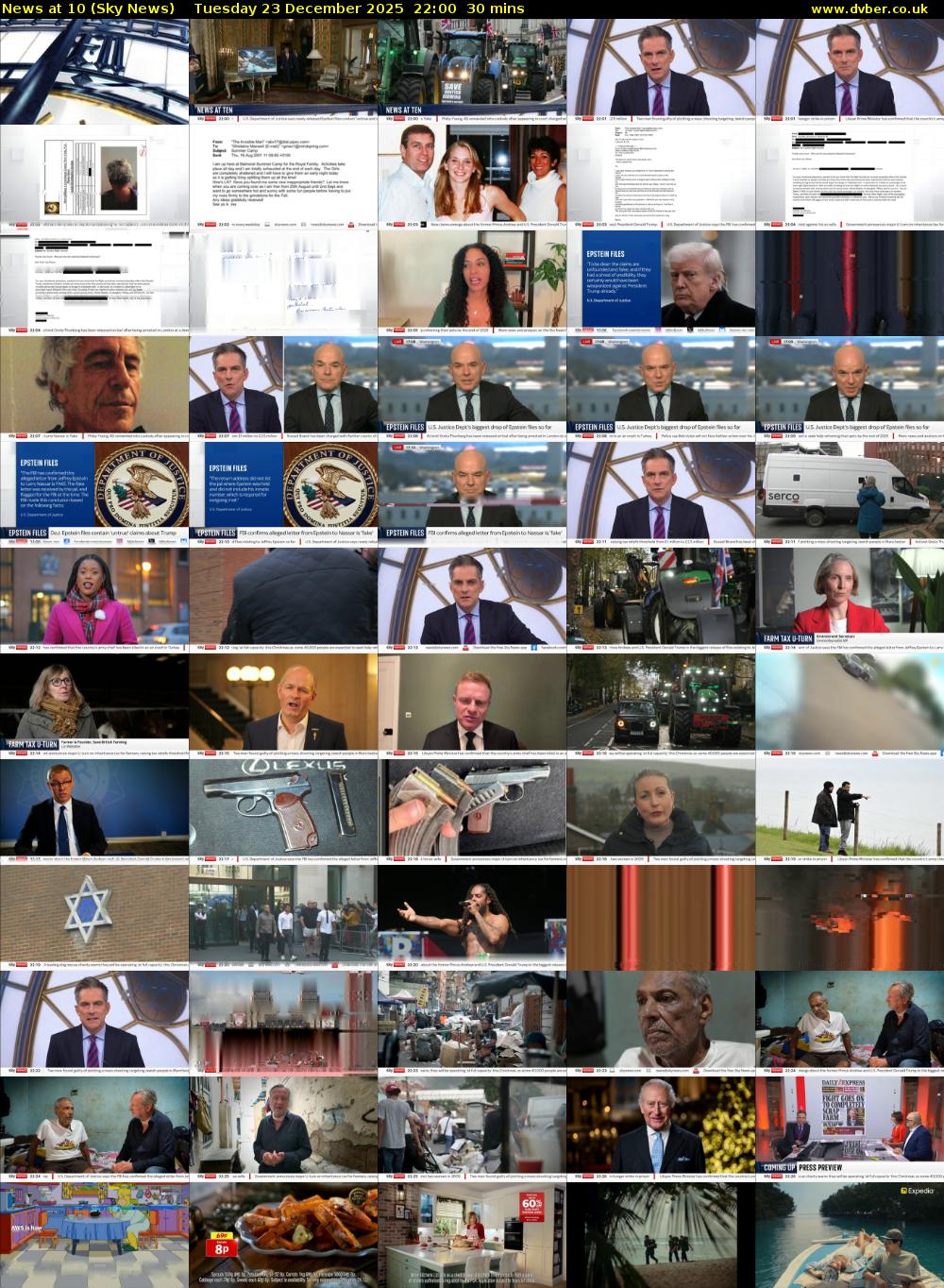 News At 10 (Sky News) Tuesday 23 December 2025 22:00 - 22:30