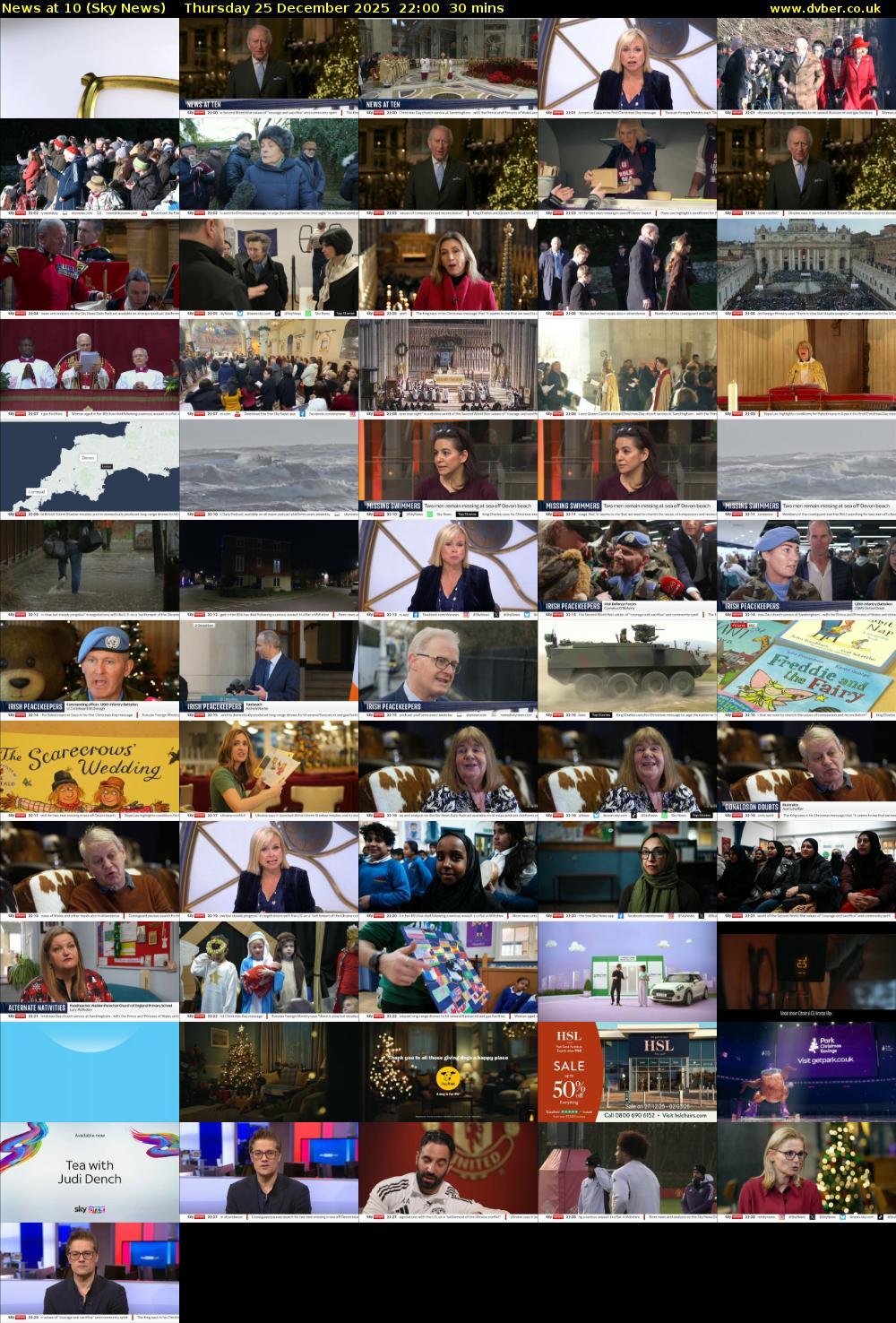 News At 10 (Sky News) Thursday 25 December 2025 22:00 - 22:30