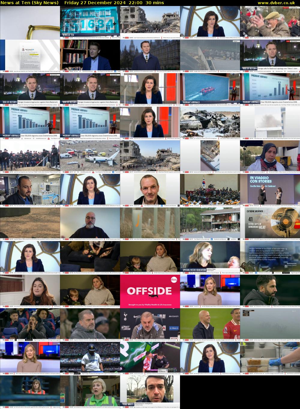 News At Ten (Sky News) Friday 27 December 2024 22:00 - 22:30